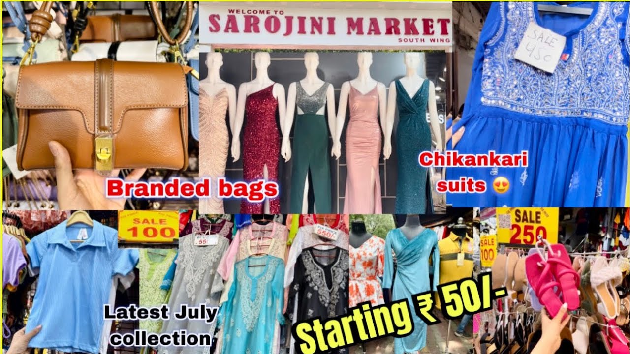 SAROJINI NAGAR MARKET DELHI || latest July collection 2023 | #sarojininagarmarket #sarojininagar