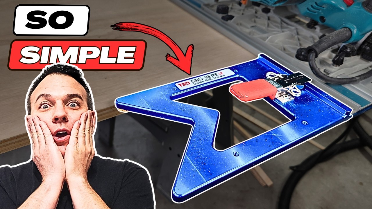 ULTIMATE Track Saw Accessory? || TSO GRS-16 PE V2 Guide Rail Square
