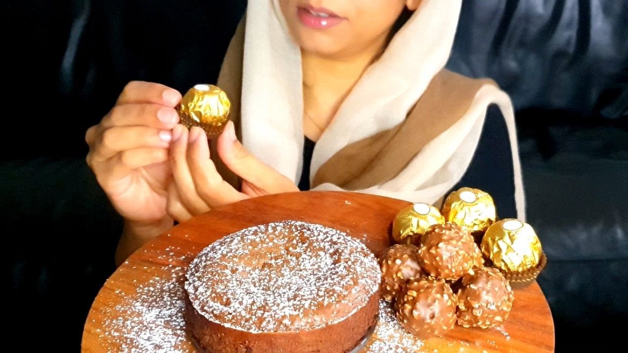 ASMR Eating Molten Lava  Cake |Chocolate Lava Cake Mukbang (No Talking)  |Muni Eats ASMR