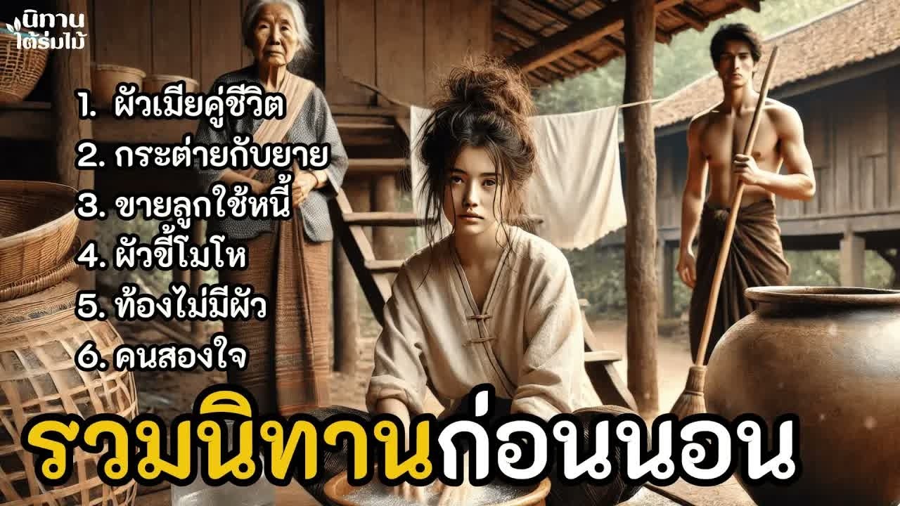 รวมนิทานก่อนนอน ฟังยาวๆ ｜ EP.8 #นิทานพื้นบ้าน  #นิทานสอนใจ #นิทานชาวบ้าน #เรื่องเล่าชาวบ้าน