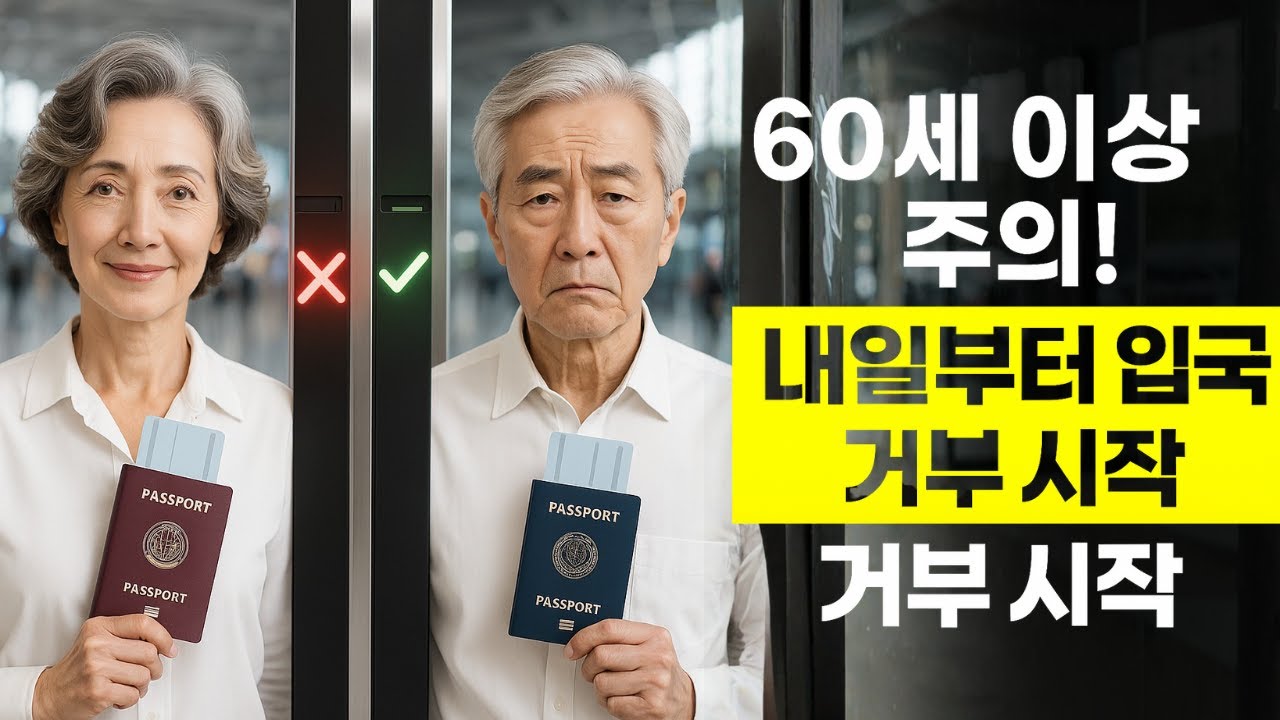 10월부터 바뀌는 항공 규정! 60세 이상 노인 승객이 꼭 알아야 할 10가지 새 제도  모르면 입국 거부될 수도 있습니다 | 시니어여행 | 공항보안 | 해외입국주의 | 항공규정