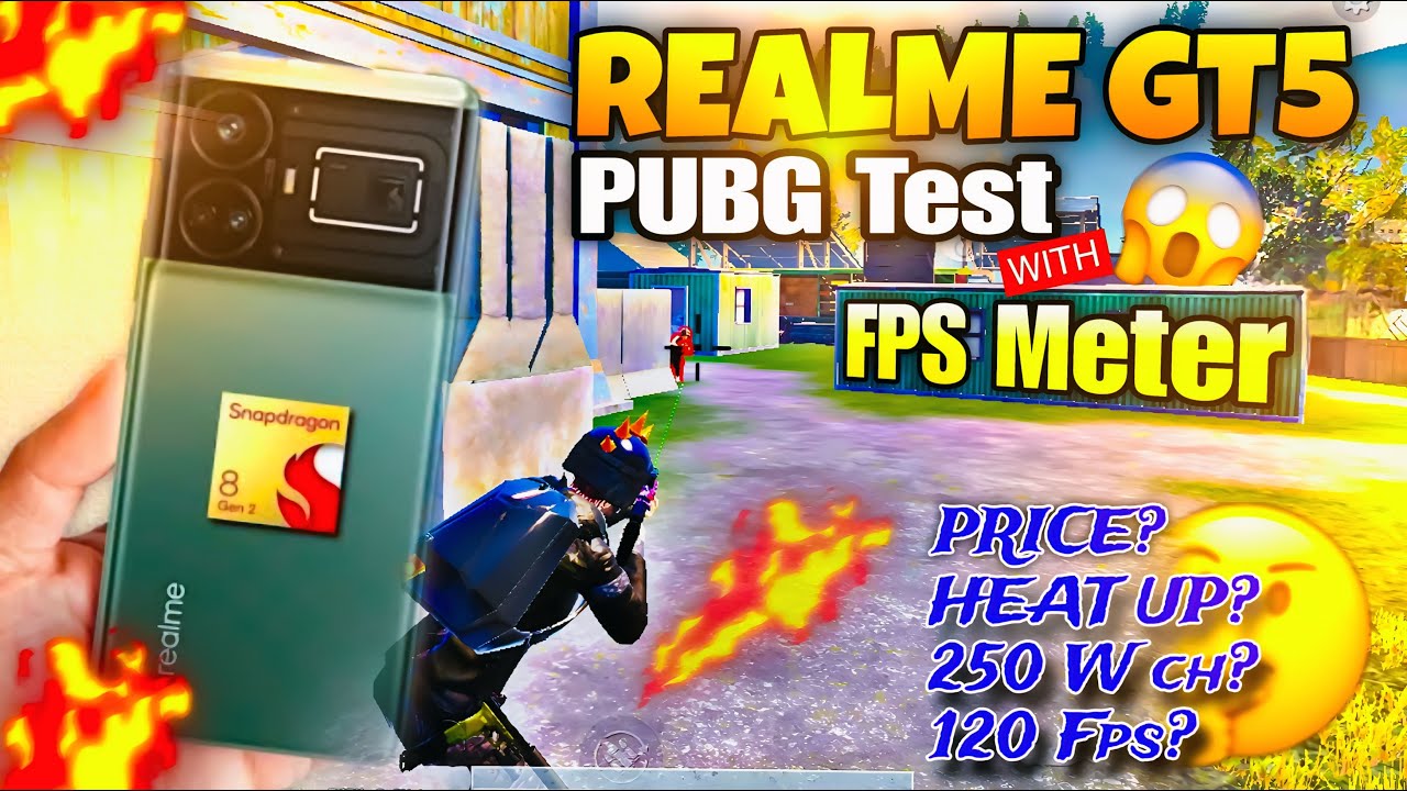 realme gt 5 pubg test 🔥😍 | realme gt 5 pubg test with fps meter | realme gt 5 price in Pakistan.