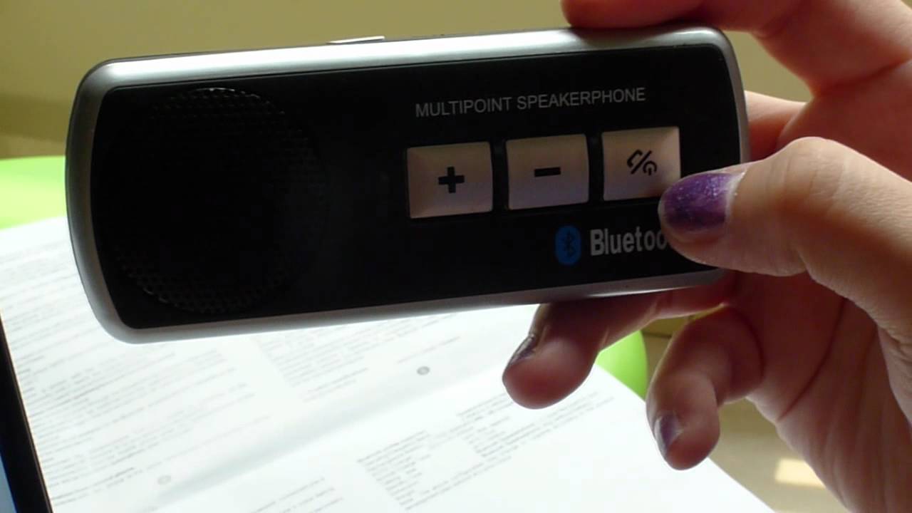 How to pair your phone with Sun Visor Bluetooth