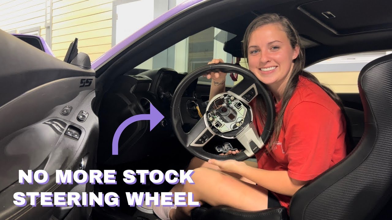 NEW steering wheel for my camaro