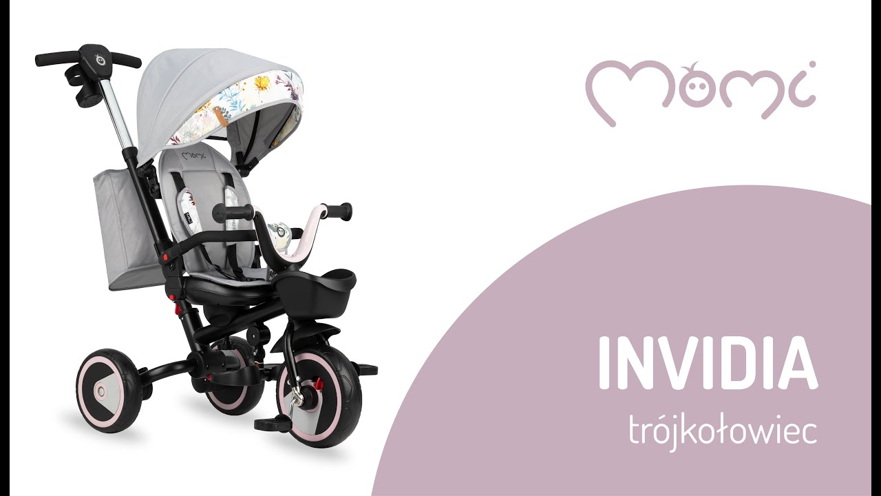 MoMi INVIDIA rowerek trójkołowy 5 w 1