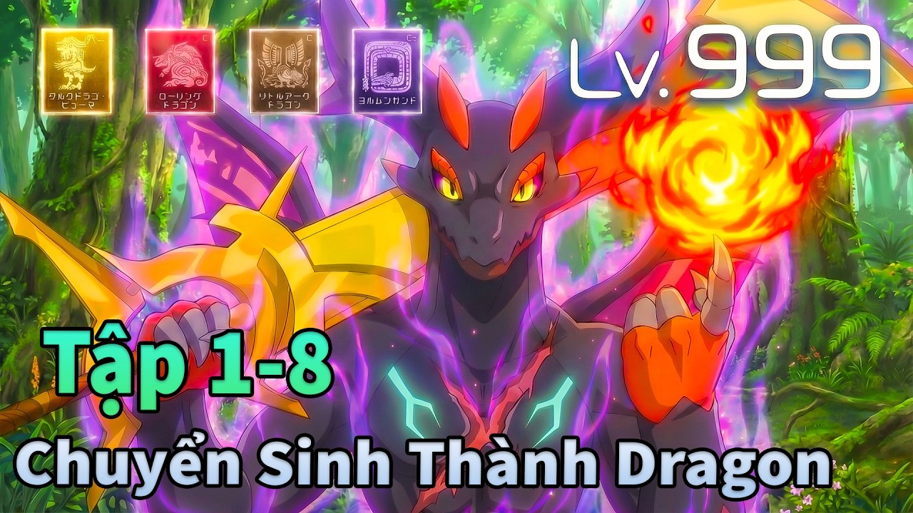 ANIME THÁNG 3 | Chuyển Sinh Thành Loài Rồng Mạnh Nhất Tập 1-8 | Mèo Gầy Review