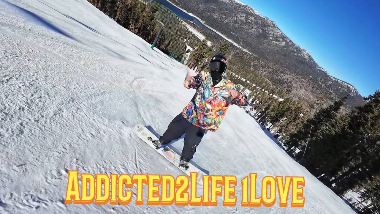 Snowboarding TOP SPEED at China Peak mountain resort 2025