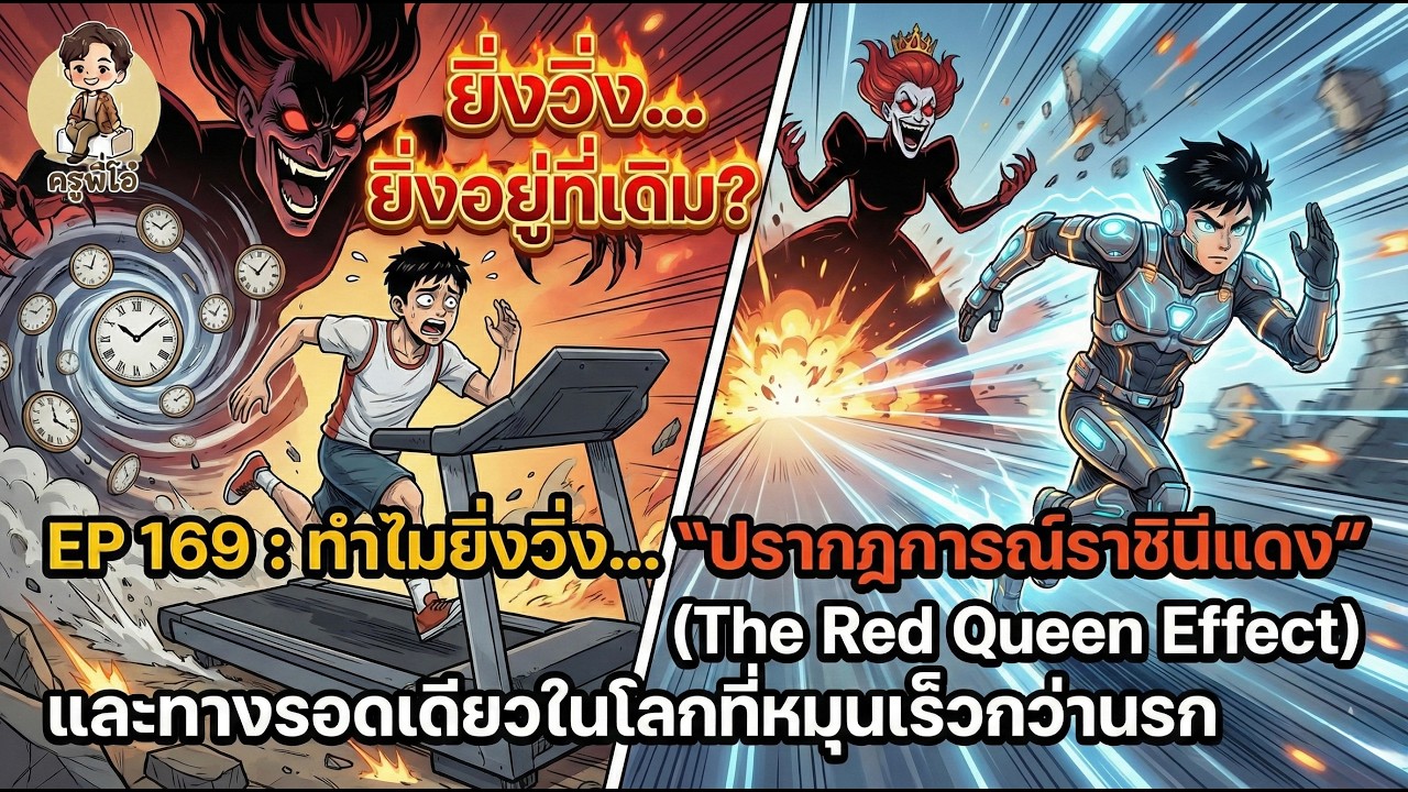 EP 169 : ทำไมยิ่งวิ่ง... ยิ่งอยู่ที่เดิม? : 
