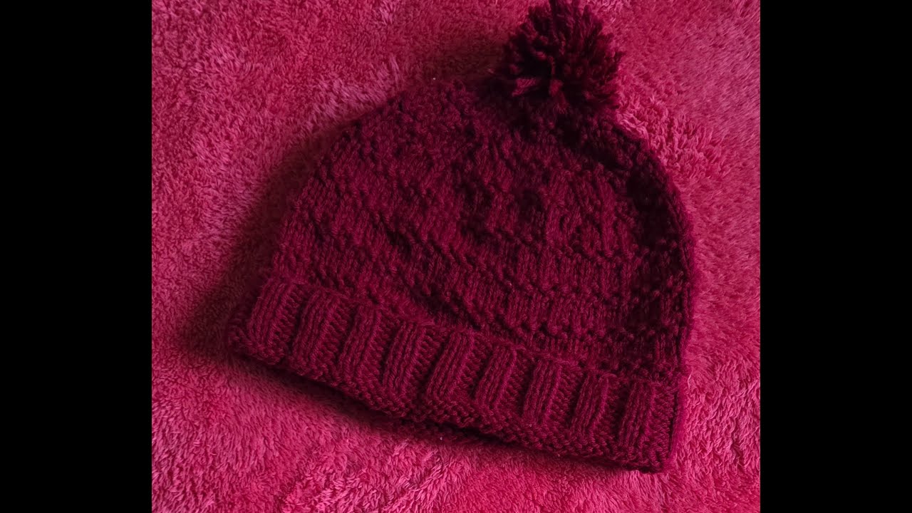 Knitting hat ,how to knit hat for beginners in nepali topi