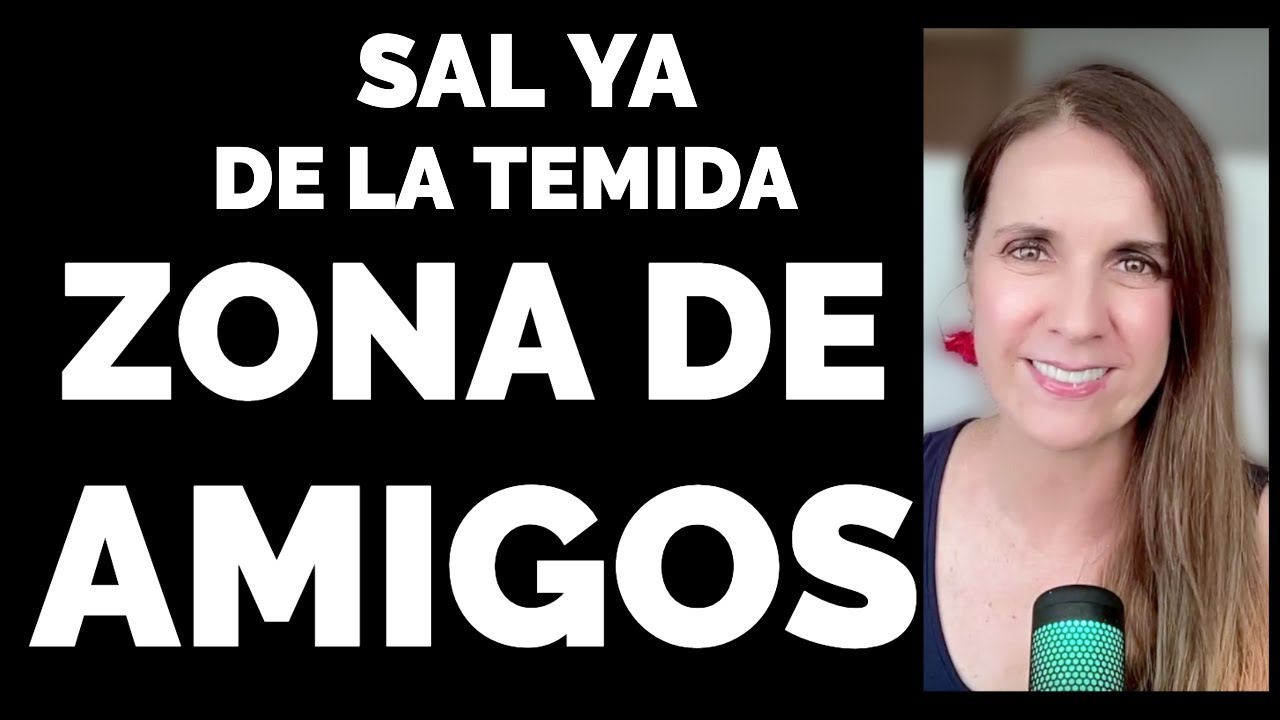 Sal YA de la ZONA de AMIGOS. Te digo cómo
