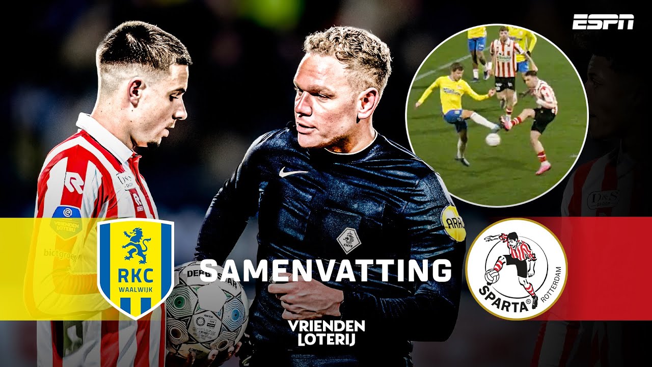 🖥️ CONTROVERSIEEL VAR-MOMENT IN DE SLOTFASE! | Samenvatting RKC Waalwijk - Sparta