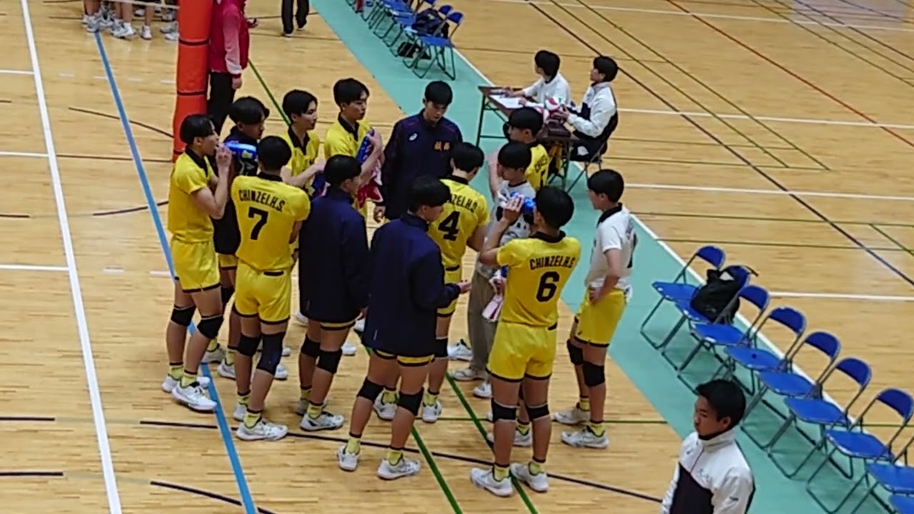 令和7年度 熊本県下高等学校バレーボール大会 決勝 鎮西vs城北 1セット目🏐