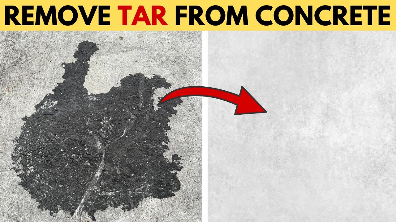 Best Way to Remove Tar from Concrete – House Keeper