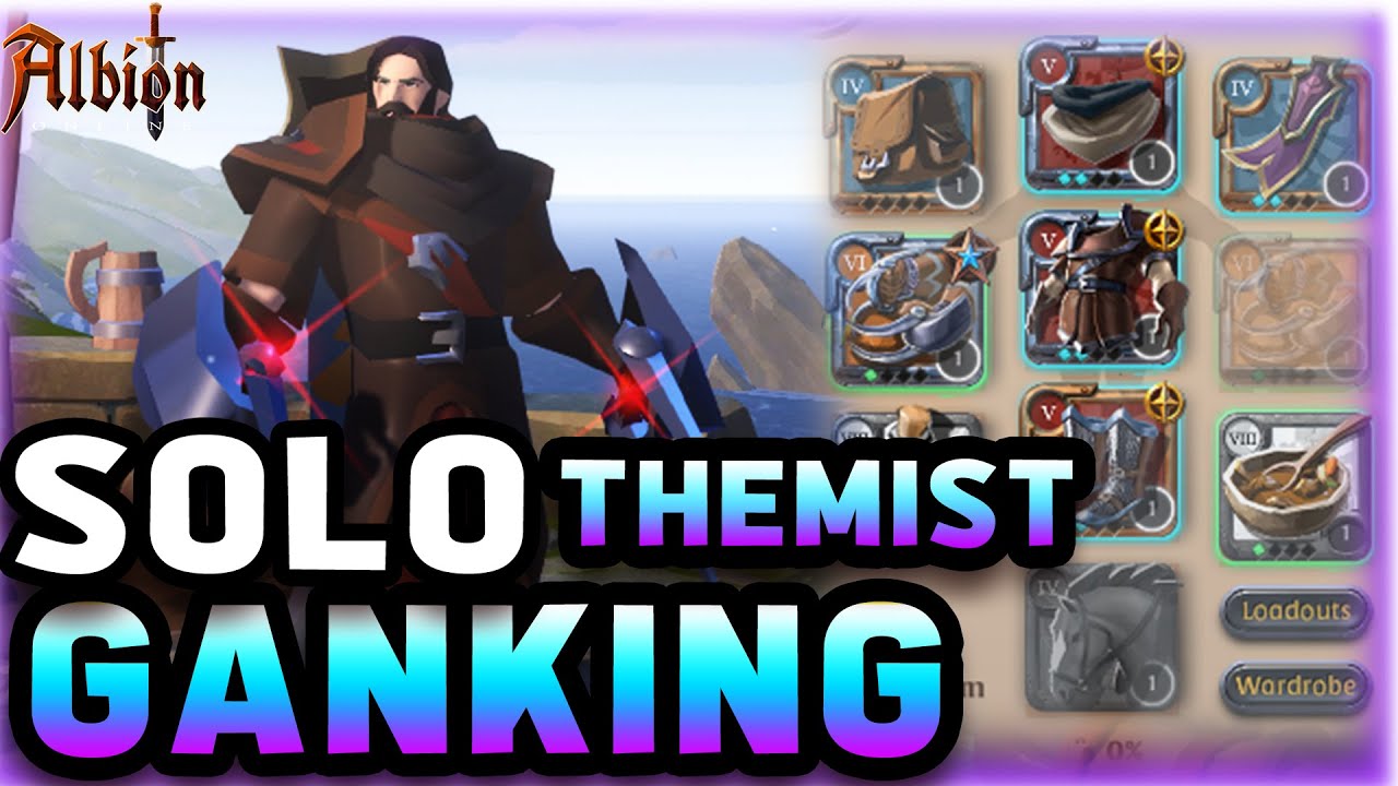 Albion Online - SOLO GANKING PVP CLAWS in THE MIST