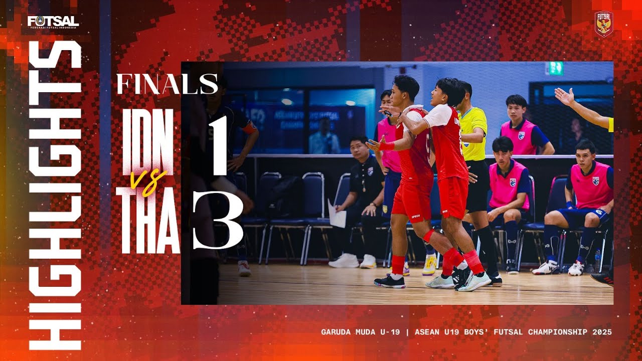 FINAL Indonesia VS Thailand| Asean U19 Futsal Championship 2025 | Futsal Boys