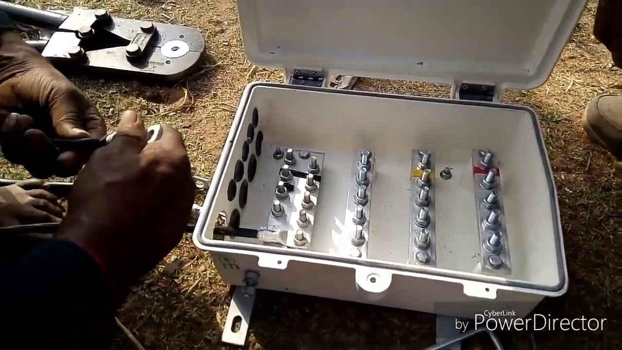 SMC Box Setting || LT DB || 3 phase LT AB Cable Distribution Box || 140/ 200 Amp SMC Box. 50 sq mm.