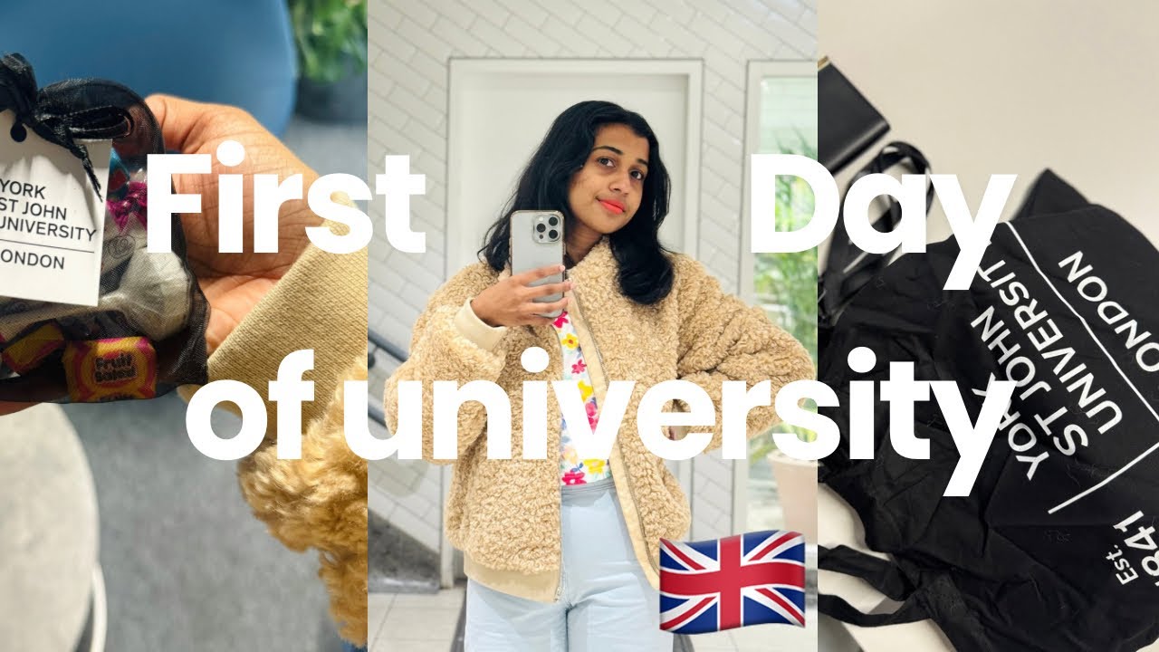 Day 01 in York St John University | London Campus | Sinhala vlog #minivlog