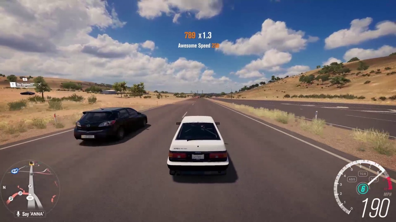 Running in the 90's Forza Horizon 3 1985 toyota sprinter trueno ae86