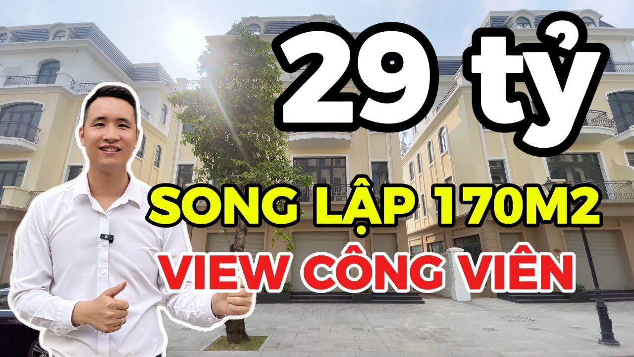 Bán biệt thự song lập 2 mặt tiền view công viên đường Sao Biển | Vinhomes Ocean Park 2