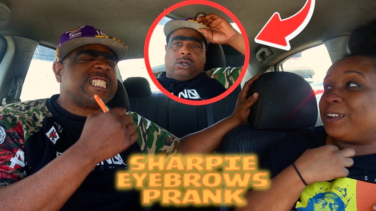 PERMANENT EYEBROWS PRANK ON BOYFRIEND!! *HILARIOUS*