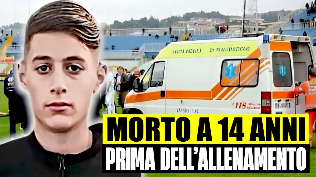 MALORE IMPROVVISO A SOLI 14 ANNI: DIEGO MUORE PRIMA DELL'ALLENAMENTO DI CALCIO. DRAMMA A NAPOLI