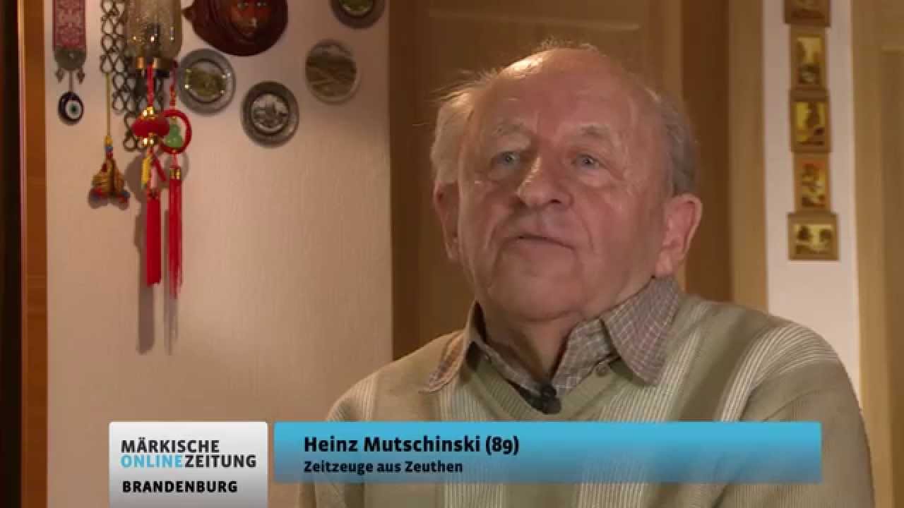 Heinz Mutschinski erz&auml;hlt aus seinen Kriegserinnerungen 1945