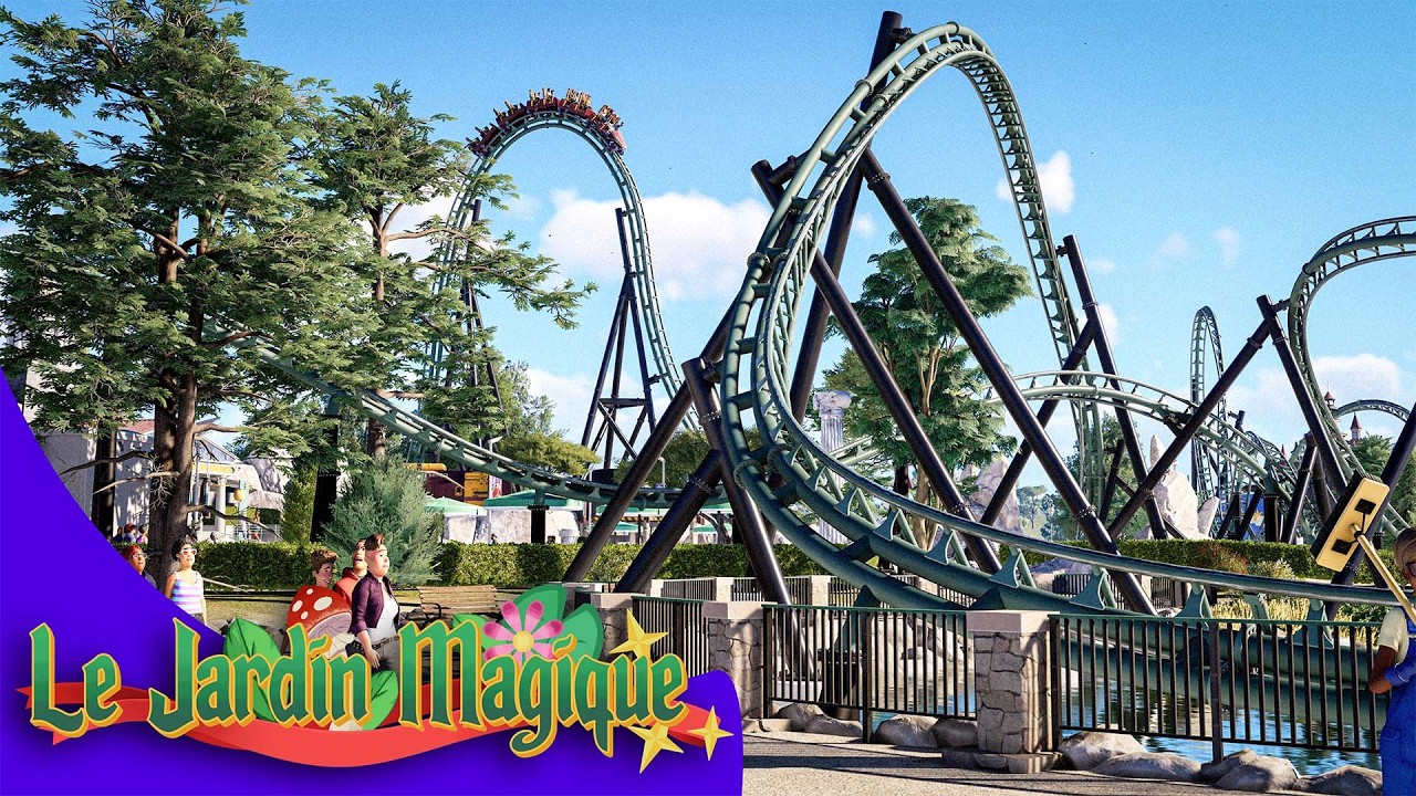 Making my biggest coaster yet in Planet Coaster 2 | Le Jardin Magique