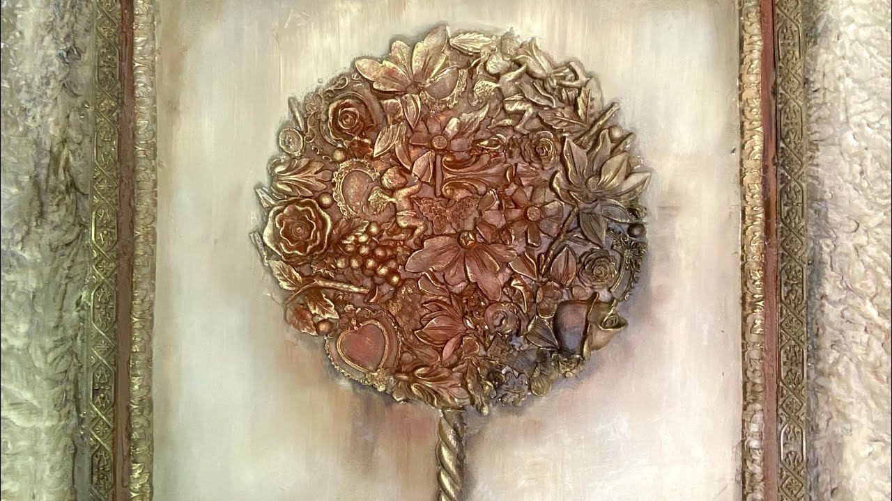 Tutorial Perplex wooDart tree with acrylic colors