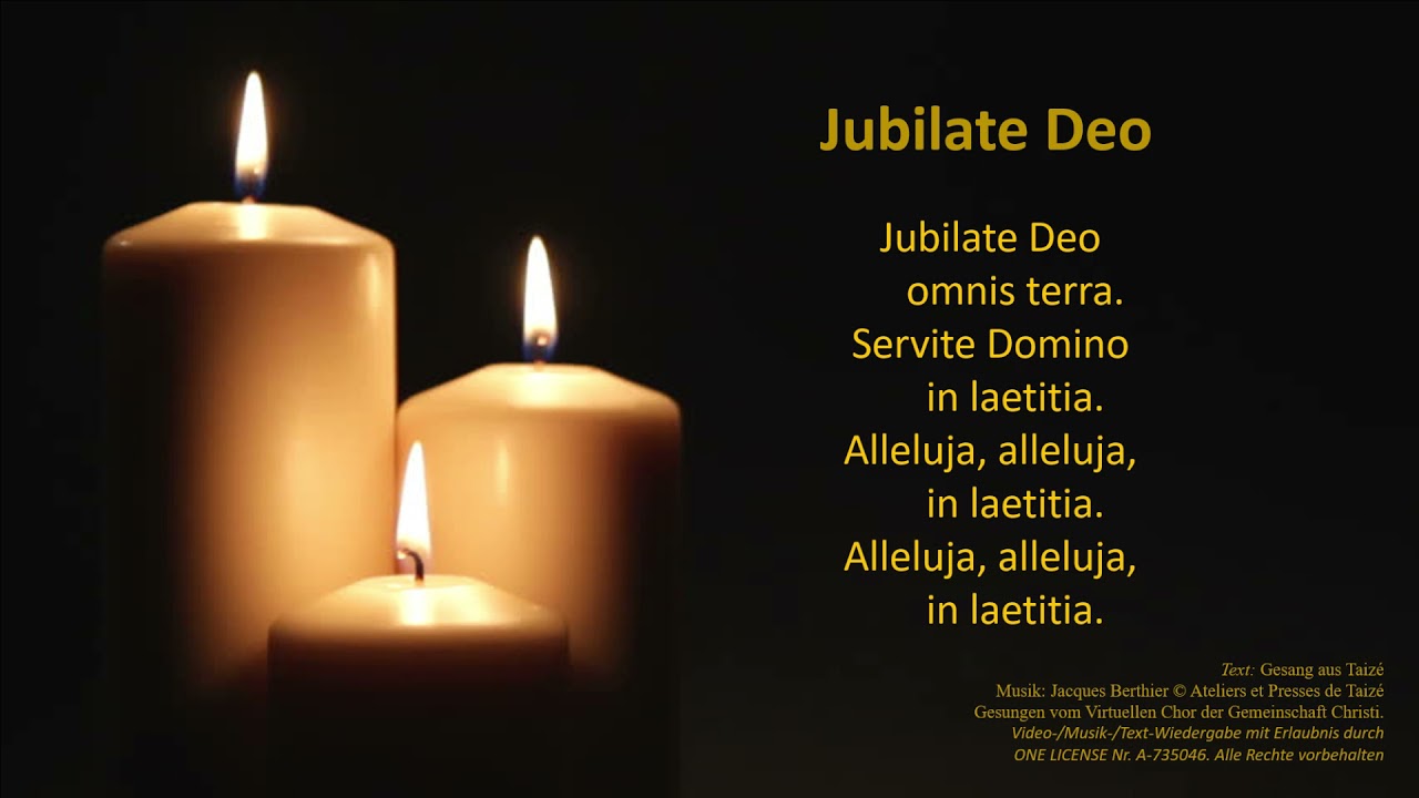 Jubilate Deo