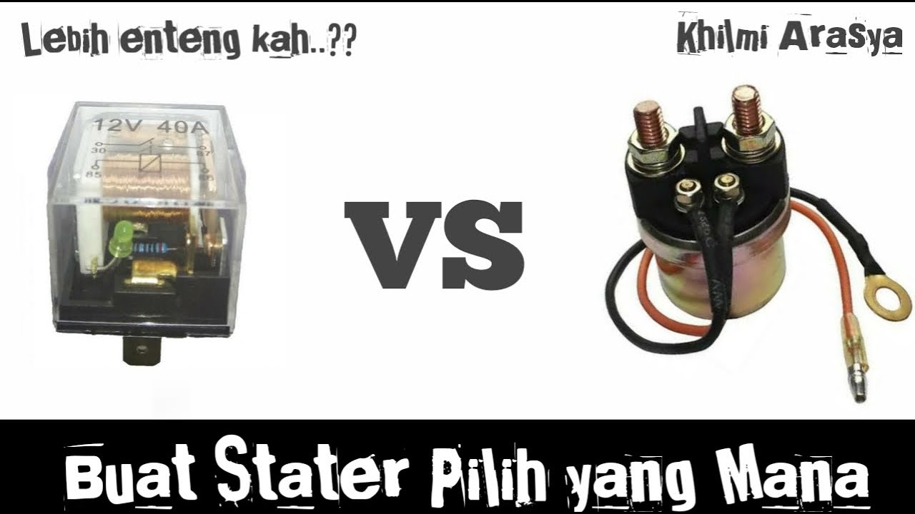 Mengganti Bendik Stater menggunakan Relay 5kaki # Khilmi Arasya
