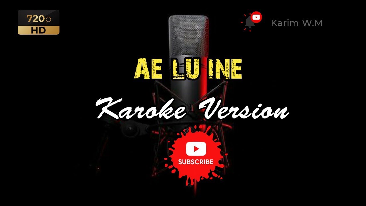 karaoke Lagu Daerah Ende Lio AE LU INE (voc: Karim w.m)
