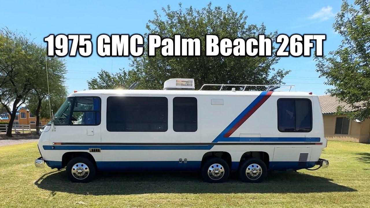 GMC Palm Beach Complete Motorhome Tour 1975 года выпуска &mdash; ПРОДАЕТСЯ владельцем