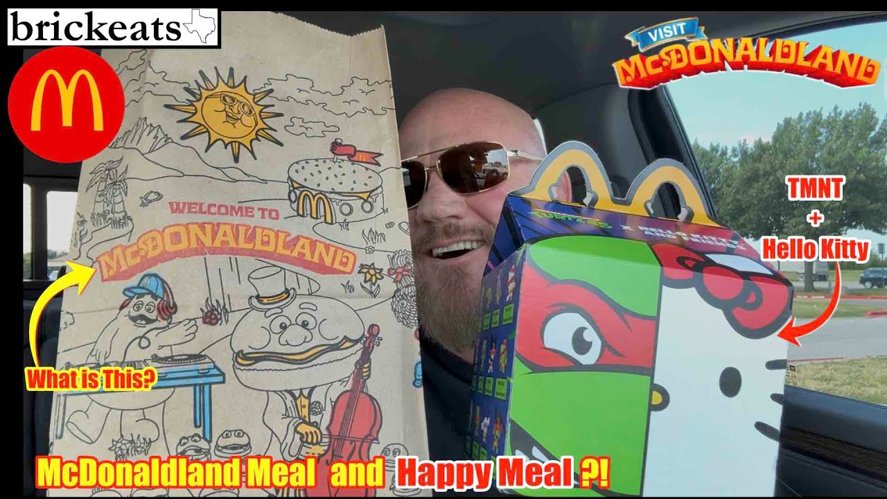 I Tried the McDonaldland Meal & Got a TMNT-Hello Kitty Toy?! 🤯🍟