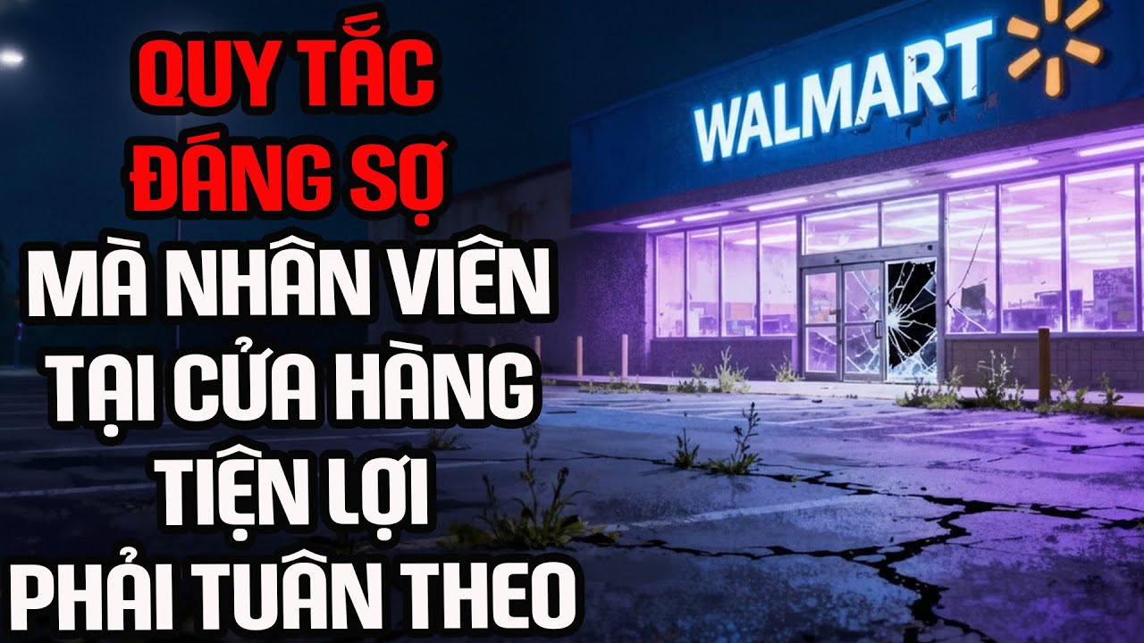 Nosleep | Quy tắc đáng sợ phải tuân theo khi làm ca đêm ở cửa hàng tiện lợi | Creepypasta