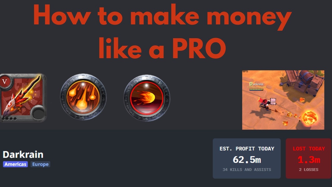 Profit like a pro wildfire staff guide (albion online)