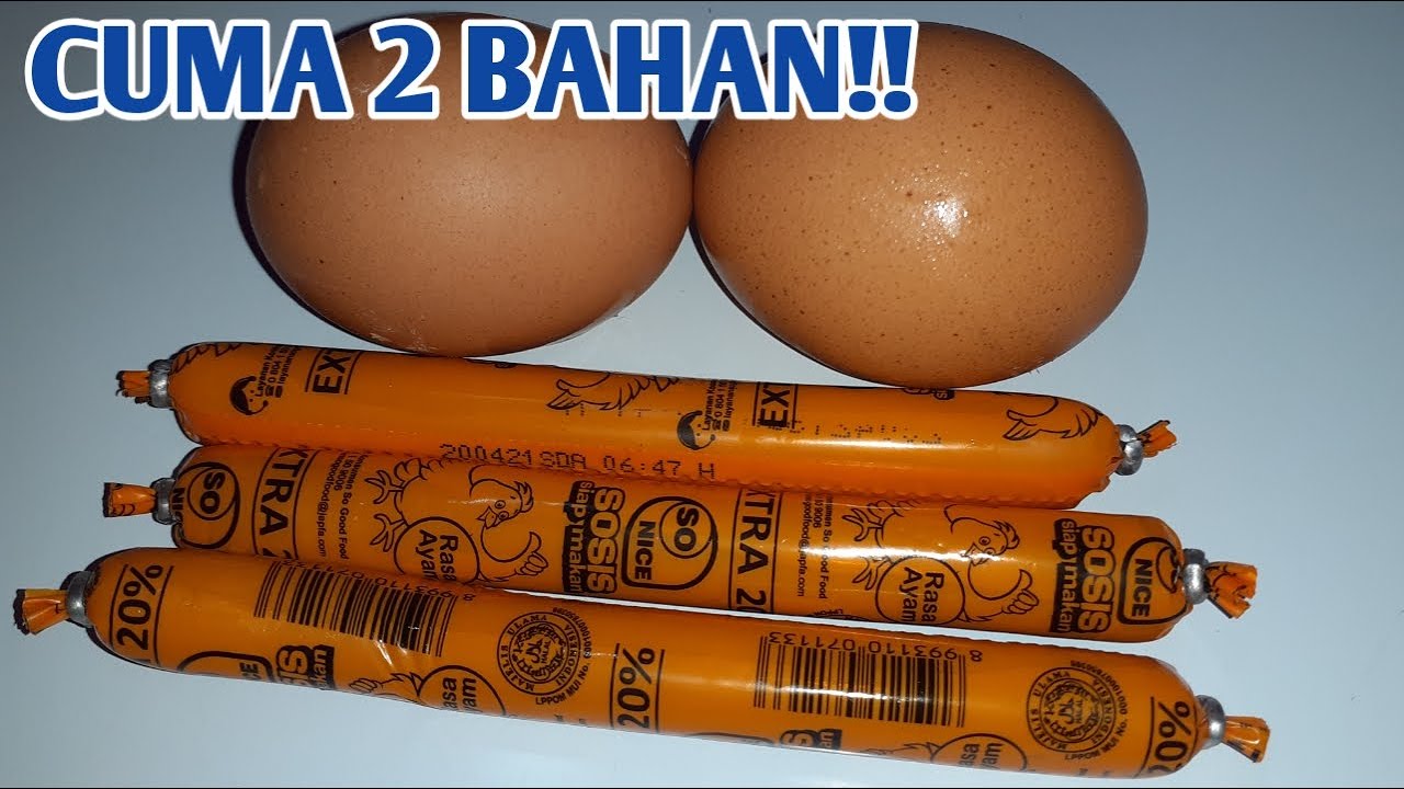 RUGI BELUM COBA INI!! KREASI TELUR DAN SOSIS CUMA 5 MENIT