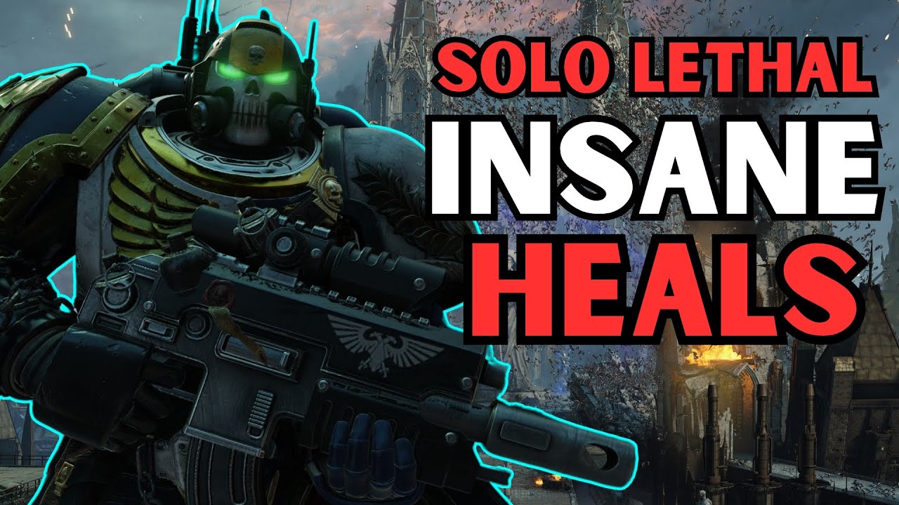 Vanguard Health Regen Feels UNSTOPPABLE on Lethal Difficulty - Solo Lethal l Space Marine 2