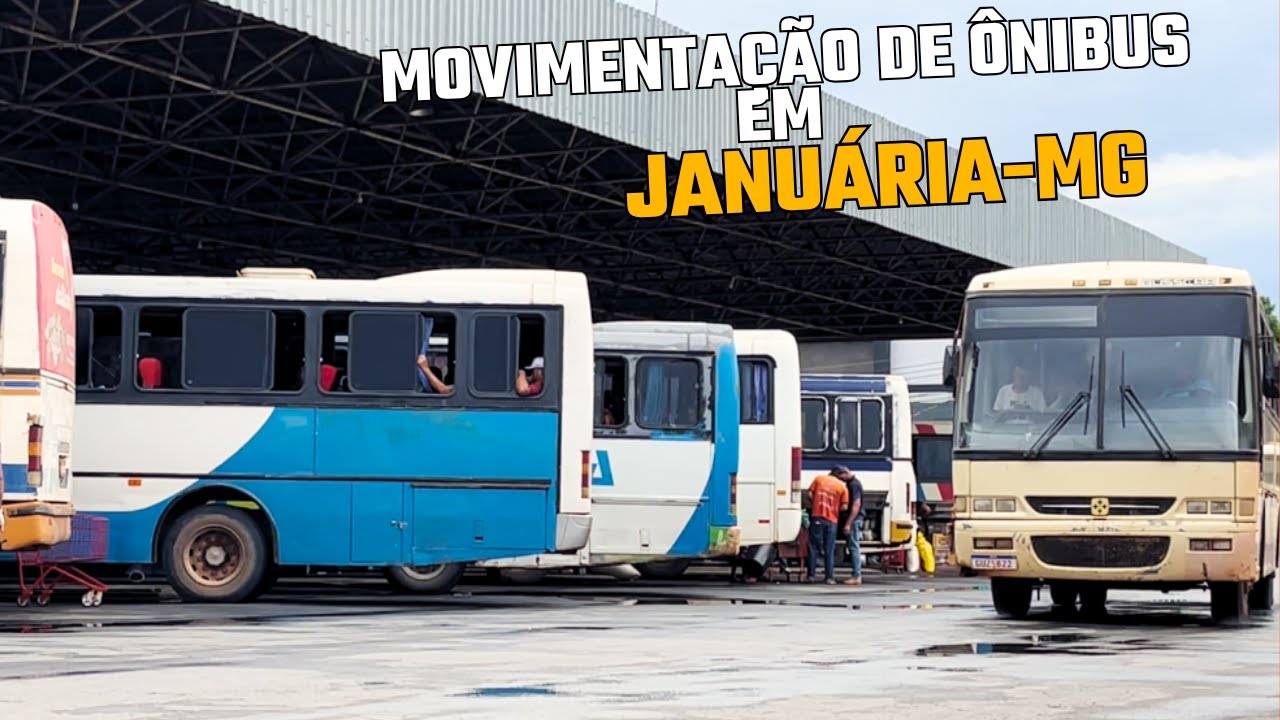 Januária/MG a TERRA DOS ÔNIBUS BUSSCAR RURAIS.
