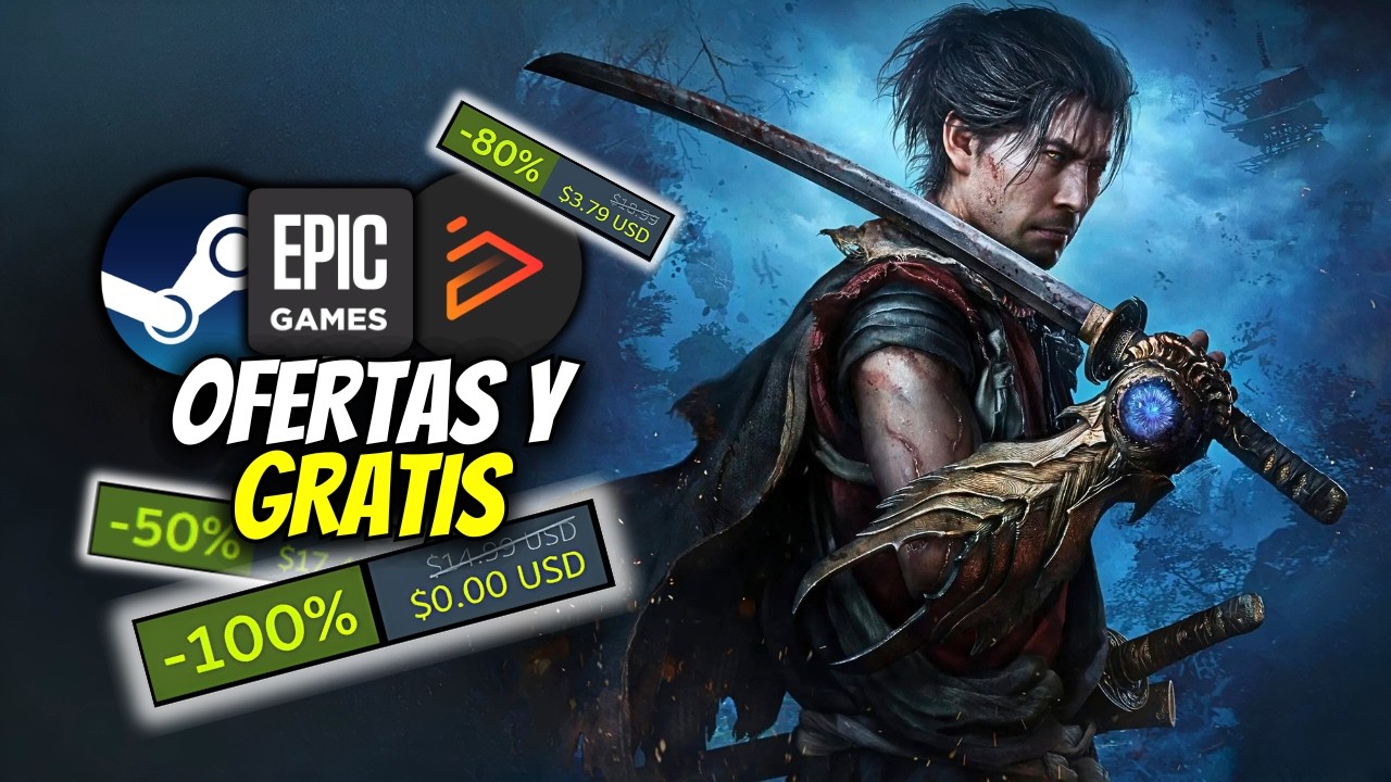 8 JUEGOS GRATIS DE STEAM Y EPIC GAMES + OFERTAS INSTANT GAMING Y AMAZON LUNA
