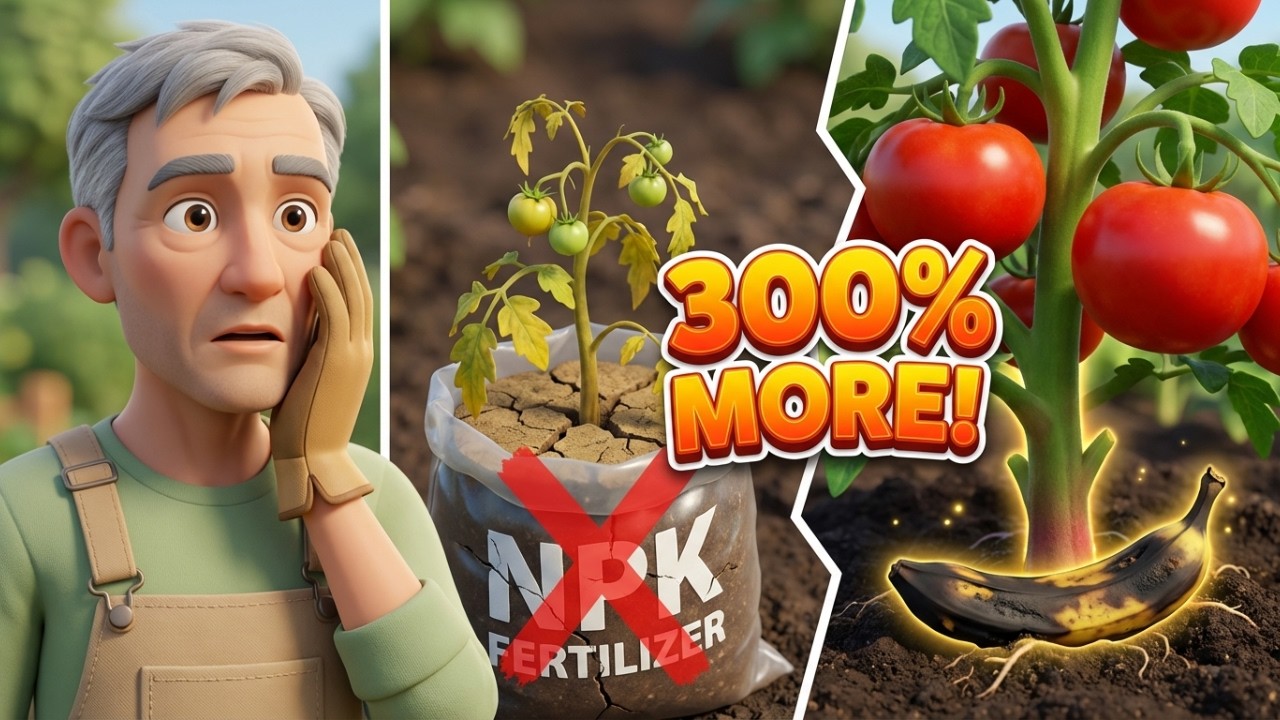 One Rotten Banana Triples Tomato Harvest — Why Did Grandma Hide This Secret?