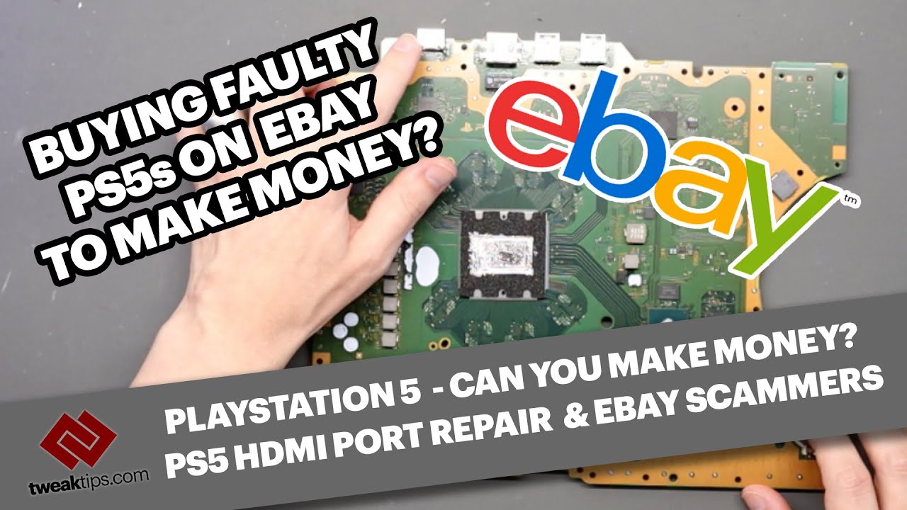 Покупка неисправных PlayStation на eBay — честны ли продавцы? Замена порта HDMI.