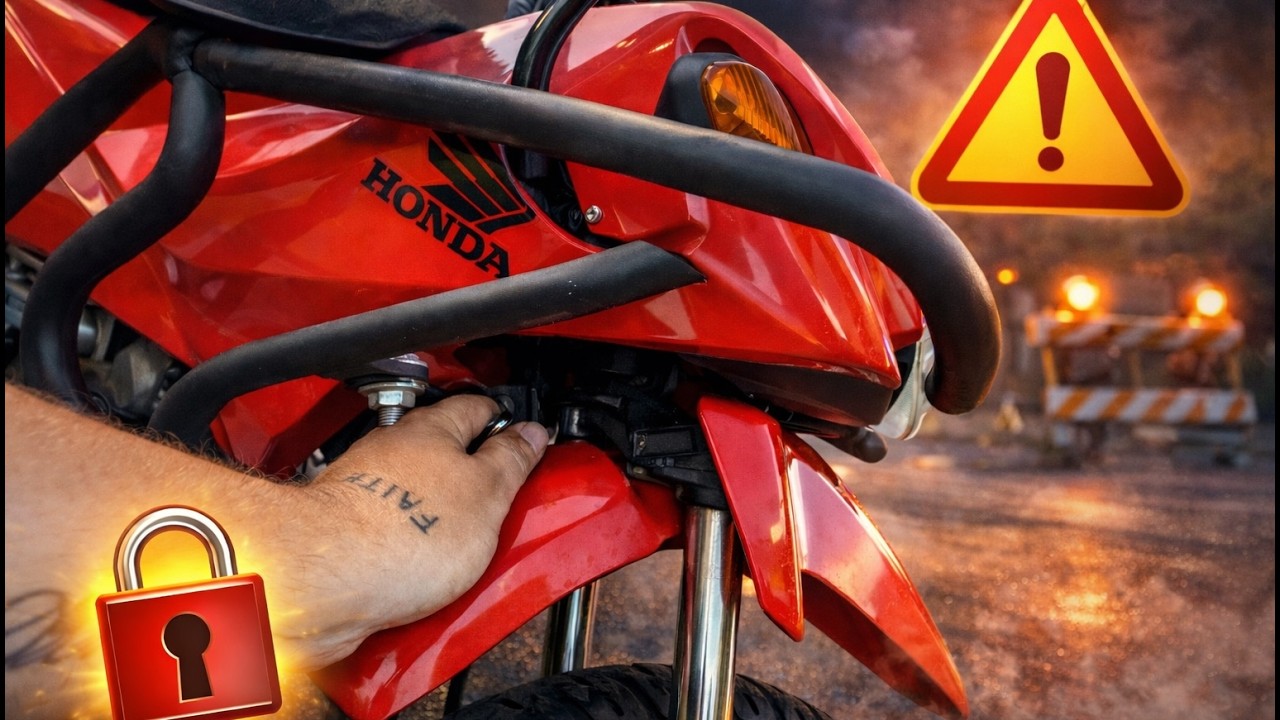 🔒 COMO TRAVAR GUIDÃO DA POP 110i ATUALIZADO !