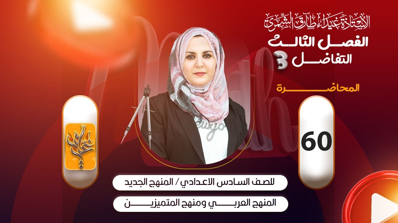 (60) السادس العلمي / التطبيقات على النهايات ( الحالة الاولى / مسائل الاعداد ج1) / غيداء الشمري