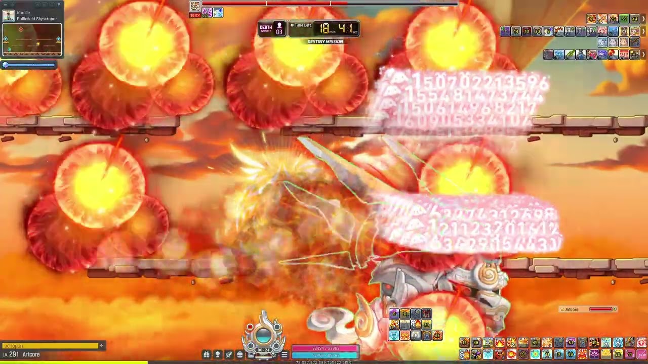 Maplestory Flame Wizard Chaos Kalos Destiny mission