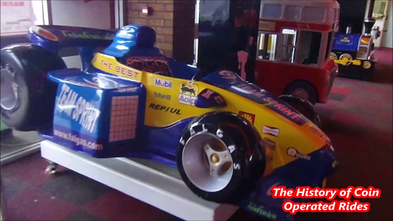 2010s Coin Operated Racing Car Kiddie Ride - F1 Formula