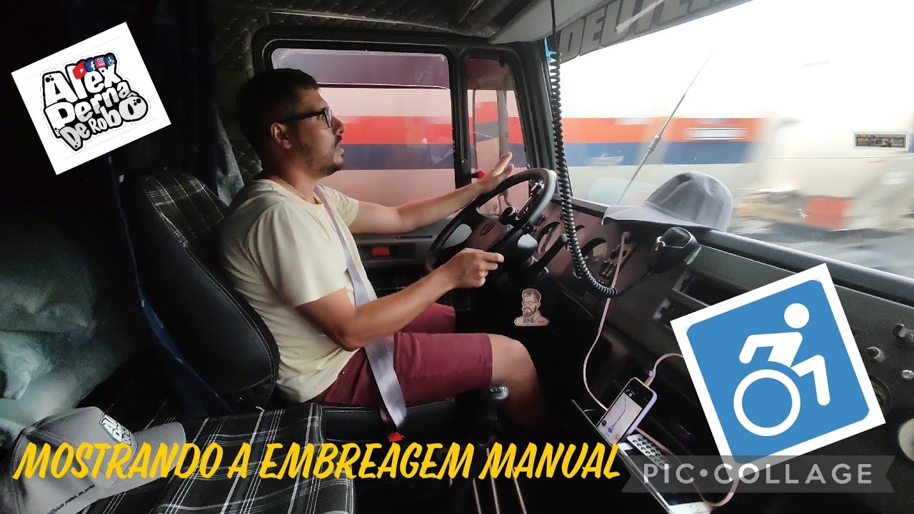 Caminhão adaptado para Deficiente embreagem manual