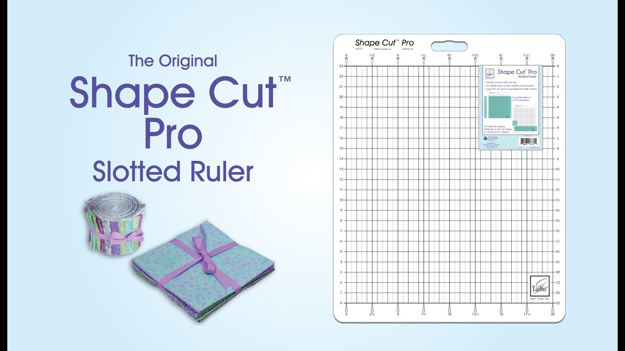 June Tailor Shape Cut Pro Ruler Demonstration Video