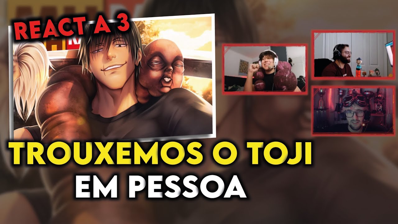REACT A 3 - Tipo Toji Fushiguro 💀 (Jujutsu Kaisen) ASSASSINO DE XAMÃS | Prod. Sid | MHRAP