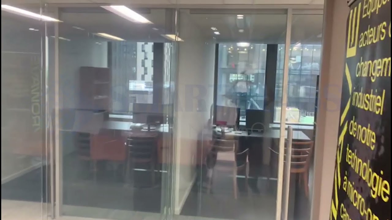 PriWatt Smart FIlm in Montreal office conference room