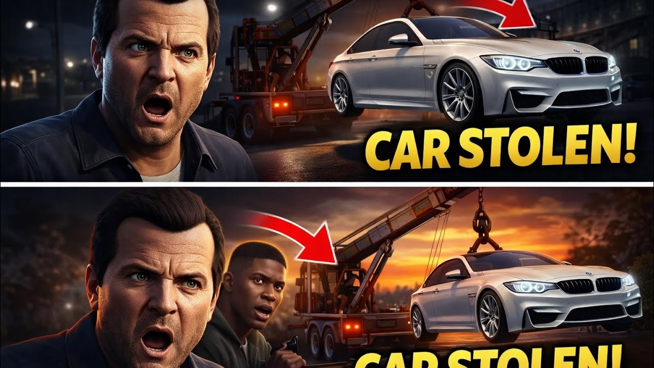 GTA 5 Father and Son Mission 🔥 Michael Car Theft | Story Mode#gta5 
